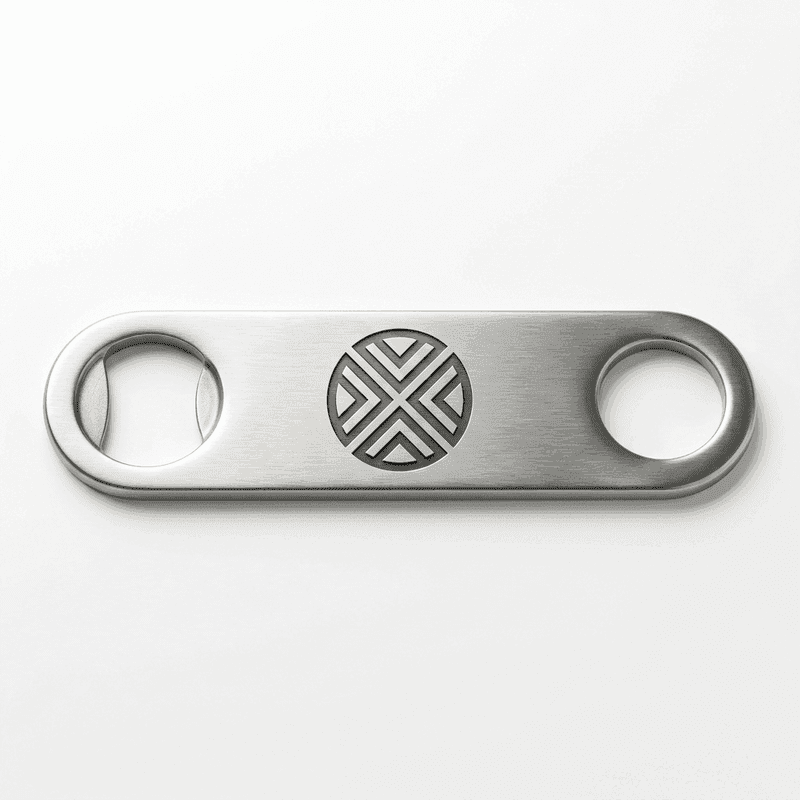 Bottle Opener — Metal, Logo-Engraved