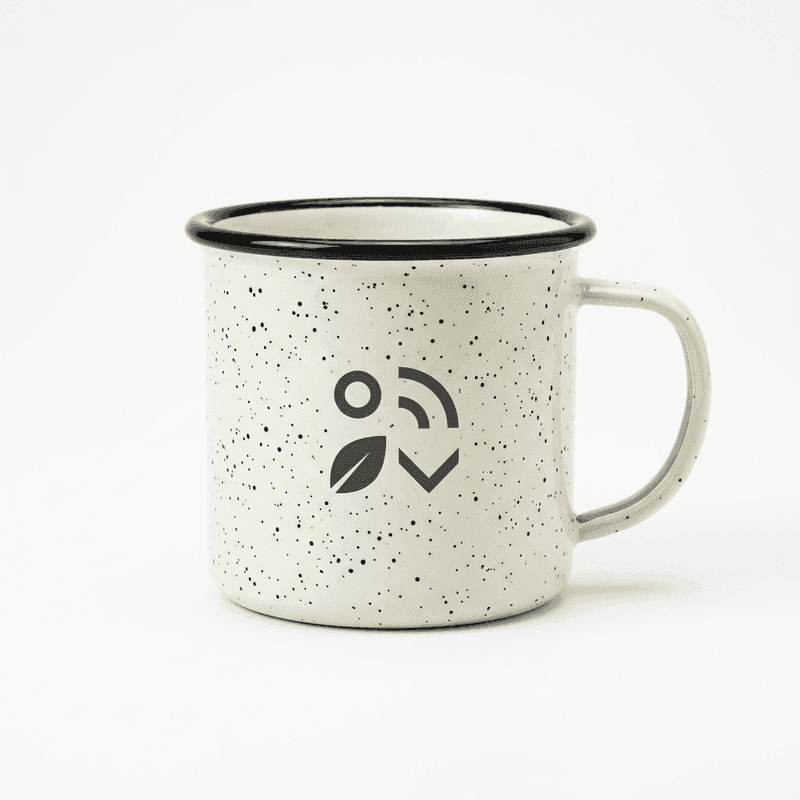 Enamel Camp Mug 12oz — Print