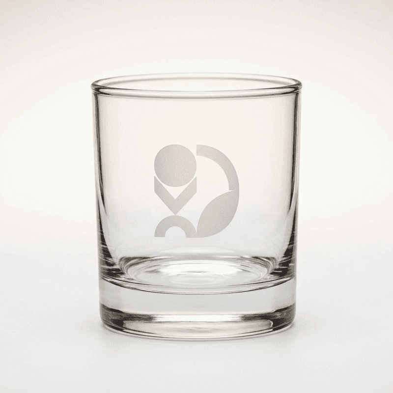 Whiskey Tumbler 11oz Heavy-Base — Logo